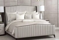 Michael Amini Oliver Ivory 10 Piece King Comforter Set New in Box $1099