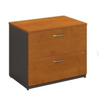 Bush Business Furniture Westfield Lateral File Cabinet, Natural Cherry (WC72454CSU) New in Box $699