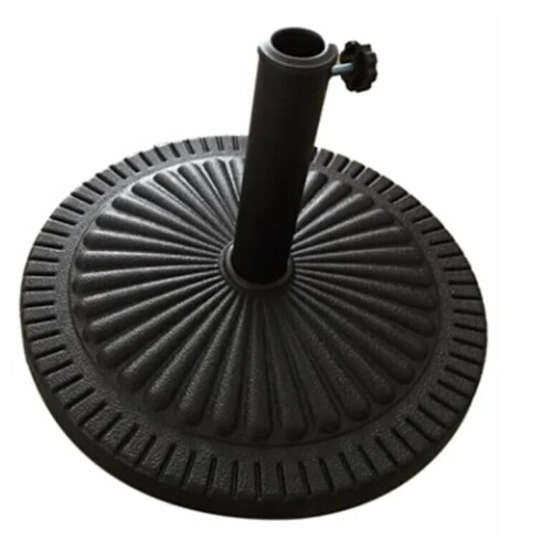 Four Seasons Courtyard 22 in. Black Composite Umbrella Base New In Box $199