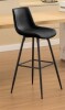 COOLHUT 28" Dining Chair, Modern Kitchen & Dining Room Chair, Upholstered Faux Leather Dining Chair, Armless Dinner Side Chair with Sturdy Metal Legs (Black) New in Box $399