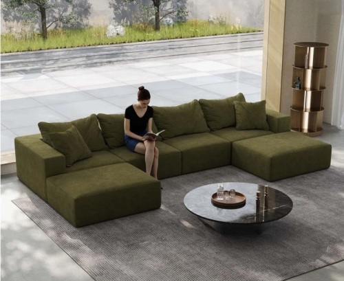 Hokku Designs Boneless Comfortable and Versatile Oversized Modular Sofa New Floor Model $1299