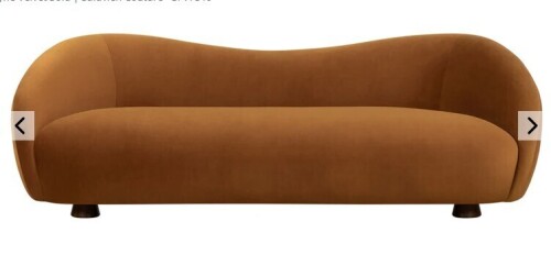 Safavieh Jocelyne Velvet Sofa | Safavieh Couture - SFV7519 New in Box $3099