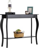 ChooChoo Narrow Console Table, Chic Accent Sofa Table, Entryway Table, 39.3", Black, New in Box $299