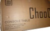 ChooChoo Narrow Console Table, Chic Accent Sofa Table, Entryway Table, 39.3", Black, New in Box $299 - 2