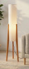 East Urban Home 45.87'' Soild Wood Tripod Floor Lamp New In Box $299