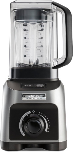 Hamilton Beach Professional Quiet Shield Blender, 1500 Watts Peak Power, 32oz BPA Free Jar, 4 Programs & Variable Speed Dial for Smoothies, Ice Crush, Puree, Silver (58870) New In Box $299