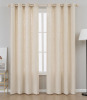 Red Barrel Studio&reg; Kambi Linen Blend Semi-Sheer Curtain Panel Pair, 52" x 84" New $99