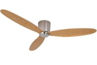 Lucci Air 21051901 Radar 52 inch 3 Blade Flush Fan in Brushed Chrome New In Box $399