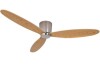 Lucci Air 21051901 Radar 52 inch 3 Blade Flush Fan in Brushed Chrome New In Box $399