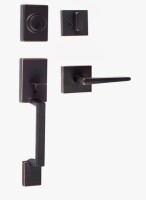 Sure-Loc Hardware Stockholm Handleset, Basel Square Handleset Trim New In Box $299