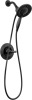 Delta Arvo 14 Series Matte Black Shower Faucet Set with In2ition 2-in-1 Dual Shower Head with HandHeld Spray Combo, Valve Trim Kit, Matte Black 142840-BL-I (Valve Included) New In Box $299