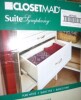 ClosetMaid SuiteSymphony Wood Closet Drawer, Storage Tower Add On Accessory, Shaker Style, 25&rdquo; x 10&rdquo;, Pure White New In Box $99 - 2