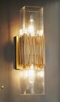Mercer41 Ulah 2-Light 17.5" Height Gold Wallchiere New In Box $399