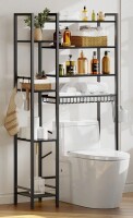 17 Stories Lowis Adjustable Freestanding Over the Toilet Storage with 8 Shelves New In Box $299