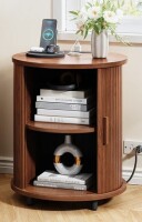 George Oliver LunaSide Round End Table New In Box $299