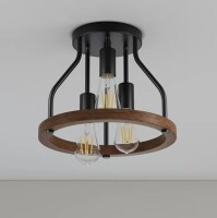 17 Stories 3-Light Modern Design Semi-Flush Mount Light Fixture New In Box $199