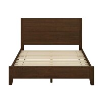 DYCANPO Queen Bed Frame with Headboard Acacia Wood Platform, Non-Slip&Without Noise, Dark Walnut, New in Box $499