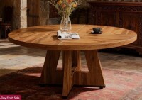 Gracie Oaks 47 Inch Round Dining Table $499