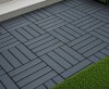 Garwarm 44 Pack Interlocking Plastic Deck Tiles, 12"X12" Waterproof Outdoor Flooring, Weather-Resistant Terrace & Pool Decking Tiles For Patio & Backyard in Dark Gray New in Box $299