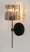 Willa Arlo&trade; Interiors Quitman 4.7" W 1-Light Glass Wallchiere New In Box $299