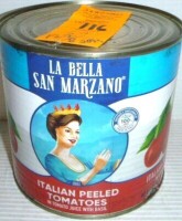 La Bella San Marzano Italian Peeled Tomatoes, 5 lb 8 oz Best by 12/2028