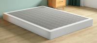 AROMUSTIME 7 Inch Queen Box Spring, Heavy Duty Metal Bed Base | Tool-free assembly, non-slip bottom, noise-free joints, easy-clean fabric cover, fits standard queen frames New Shelf Pull $199