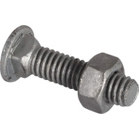 Midwest Air Technologies YardGard 5/16 in. Dia. x 1-1/4 in. L Galvanized Steel Carriage Bolt 20 count New In Box