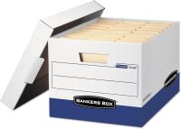 Bankers Box Heavy Duty File Box Letter/Legal 10"W x 12"H x15&rdquo;D New