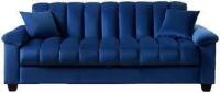 Legend Vansen Velvet Storage Sofa, Blue New Shelf Pull $999