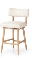 Artesanos Design Collection Cardell Swivel Stool - Essence Natural New in Box $899