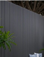 E-Joy 94.5" x 8.5" Outdoor European Siding System Composite Board Paneling, Weatherproof and UV-Resistant (Set of 2) in Gray New Open Box $299