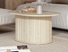Latitude Run&reg; Aurel Modern 31" Fluted Oblong Living Room Coffee Table New In Box $299