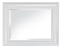 Style Selections 35" Square White Beveled Wall Mirror New In Box $299