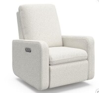 Graco Teddi Nursery Power Recliner Swivel Glider with USB - Ivory Boucle New in Box $999