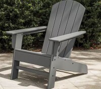 Polywood Seabrook Adirondack Chair in Slate Grey New in Box $299