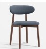 COLAMY NOYA Mid-Century Modern Upholstered Dining Chair in Blue $299