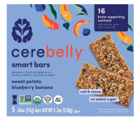 Cerebelly Organic Blueberry Banana Sweet Potato - 4.2oz/5pk