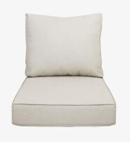 Tempera Deep Seat Chair Cushion Set - Almond New In Box $99