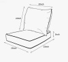 Tempera Deep Seat Chair Cushion Set - Almond New In Box $99 - 2