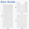 Latitude Run&reg; 3-Piece Checkered Absorbent Non-Slip Bathroom Rug $99 - 2