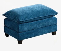 Ebern Designs Cloud Sofa Ottoman, Modern Sectional Couch for Living Room, Bedroom, Apartment, Comfy Double Layer Cushion, Breathable Chenille Fabric New In Box $299
