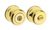 Kwikset Juno Polished Brass Entry Door Knob Featuring SmartKey Security with Microban Antimicrobial Technology / Kwikset Sedona Satin Brass Hall/Closet Door Handle / Assorted $79