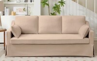 Gracie Oaks 81'' Country-Style Upholstered Slipcover Standard Sofa $899