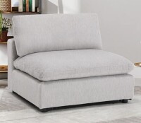 Latitude Run Odai 38.6" W Chenille Accent Chair in Gray New in Box $699
