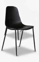 Poly & Bark Isla Indoor/Outdoor Dining Chair in Black New in Box $299