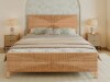 Bay Isle Home Boho King Hand-woven PE Rattan Bed New in Box $799