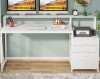 17 Stories Denfield Desk with Hutch, Drawers, File Cabinet, Elevated Monitor Riser Stand $299