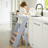 Comfy Cubs Kids Step Stool for Ages 3+, 3 Height Adjustable Toddler Tower, Montessori Furniture Designed in The US - Toddler Standing Tower for Kitchen Sink & Bathroom Access Assorted Colors New In Box $199