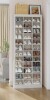 Ivy Bronx Darlington Shoe Storage Cabinet, 36 Pairs Free Standing Closet Organizer, 8.8 inch Widened Cell Wood Shoe Organizer, 12 Tiers Vertical Space Saving Shoe Rack for Entryway, Bedroom New In Box $299