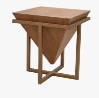 Loon Peak&reg; Jiatao Solid Wood Top End Table $499